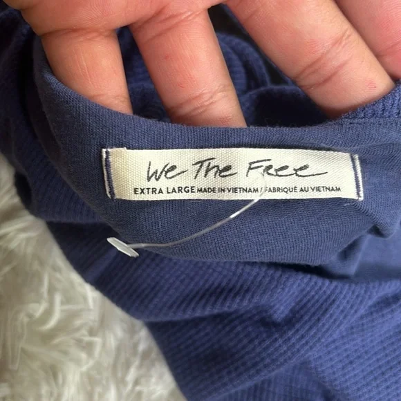 Free People We The Free Bondi Knit Waffle Thermal Top - Picture 9 of 10